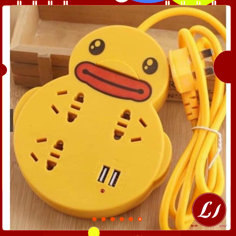 Ổ điện VỊT VÀNG có cổng cắm usb đa năng, tiện lợi
