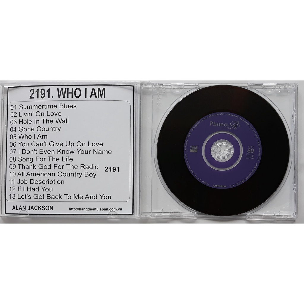 Bộ 5 CD nhạc Đồng Quê USA  Alan Jackson ( 2187 - 2191 )