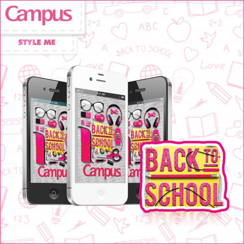 Lốc 5 quyển Tập học sinh STYLE ME 200 trang khổ A5 - Campus