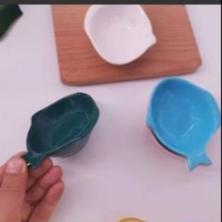 SET 10 BÁT NƯỚC CHẤM MẪU CÁ CƠM XINH