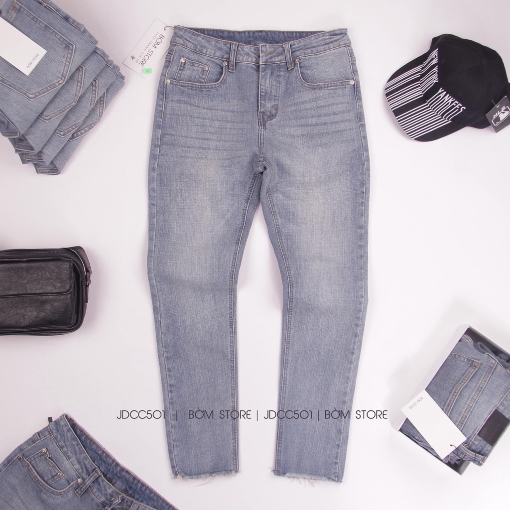 Quần Jean Nam Basic Không lai Bờm Store | BigBuy360 - bigbuy360.vn