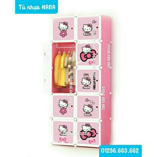 Tủ Nhựa Lắp Ghép 10 Ô Size Lớn Chịu Lực Tốt