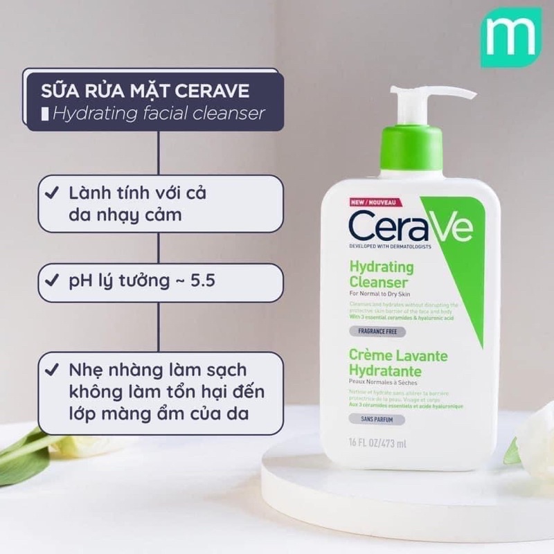 🦋Sữa rửa mặt Cerave foaming facial cleanser dành cho da thường, da dầu, da hỗn hợp | BigBuy360 - bigbuy360.vn