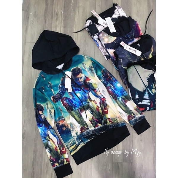 Áo Hoddie Unisex Nam Nữ In Hình 3D Thời Trang - K01