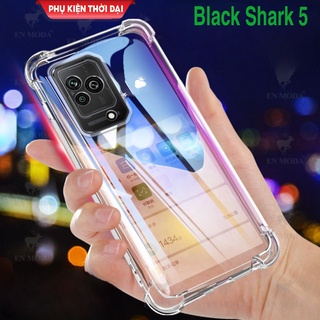 Ốp lưng Black Shark 5 silicon dẻo trong suốt ôm máy bảo vệ toàn diện lâu ố vàng