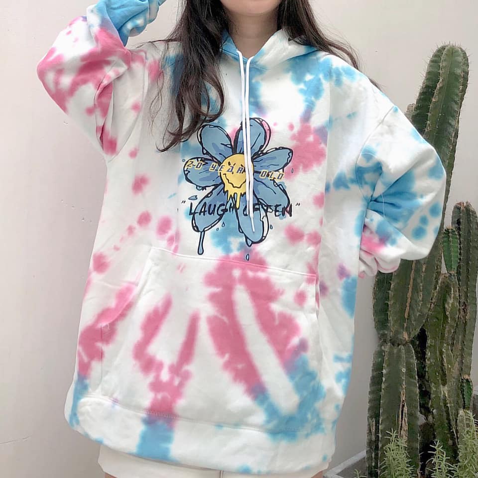 HOODIE LOANG HOA LAUGH 20 YEARS OLD | BigBuy360 - bigbuy360.vn
