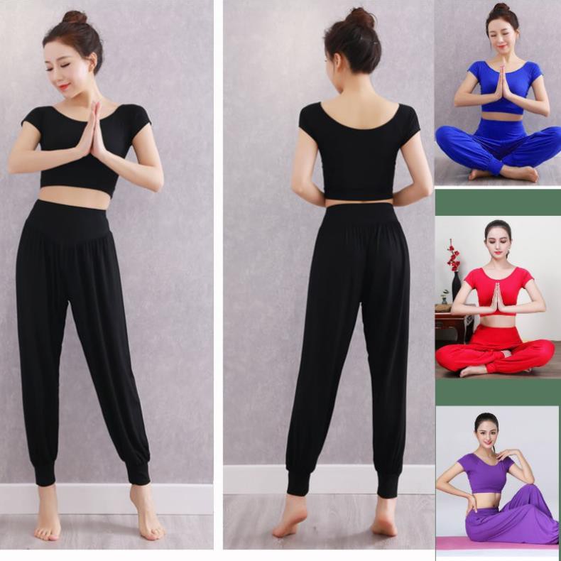 Bộ Tập Yoga Alibaba ,Tập Zumba Múa Bụng Chất Cotton Lạnh 👈