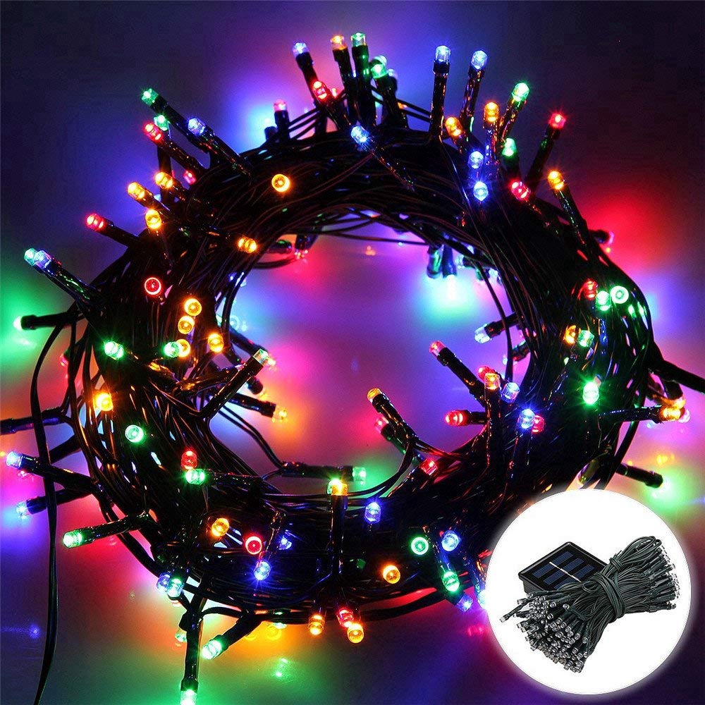 Bộ dây đèn LED trang trí chạy bằng năng lượng mặt trời chống nước 10/20m