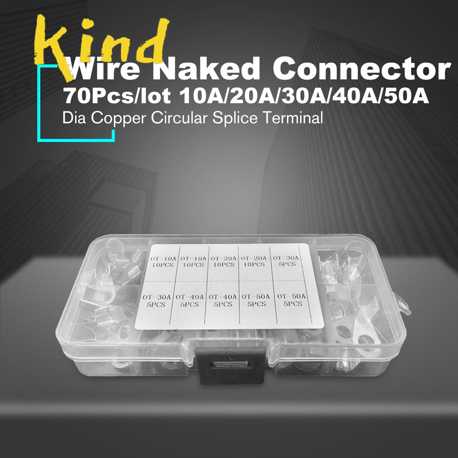 70 Đầu Nối Dây Cáp Bằng Đồng Ot-10A 20a 30a 40a 100a | BigBuy360 - bigbuy360.vn