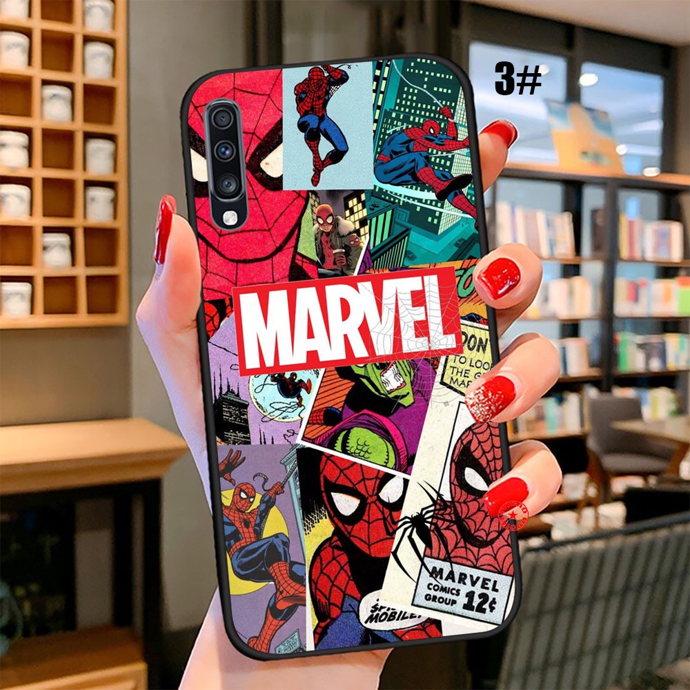 Ốp Điện Thoại Silicon Dẻo In Hình Spiderman te57 Cho samsung galaxy m02 a02 a03s a6 a7 a8 a9 a10 a10s plus