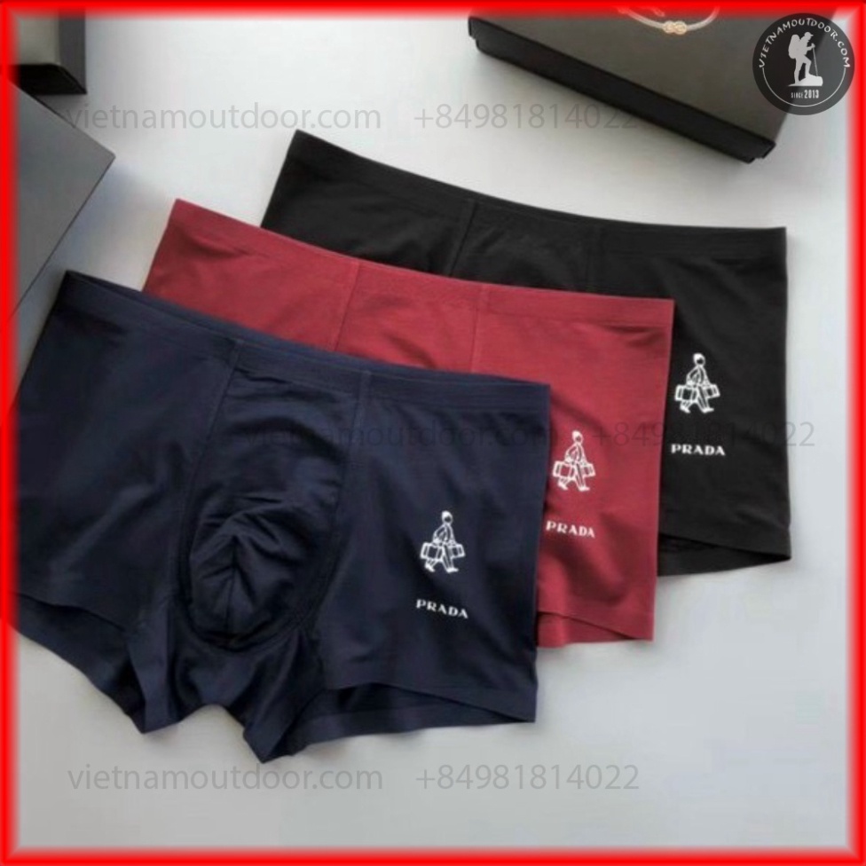 Quần lót đùi nam Emporio Armani cotton 100% siêu mát - Quần sịp đùi thun nam cao cấp