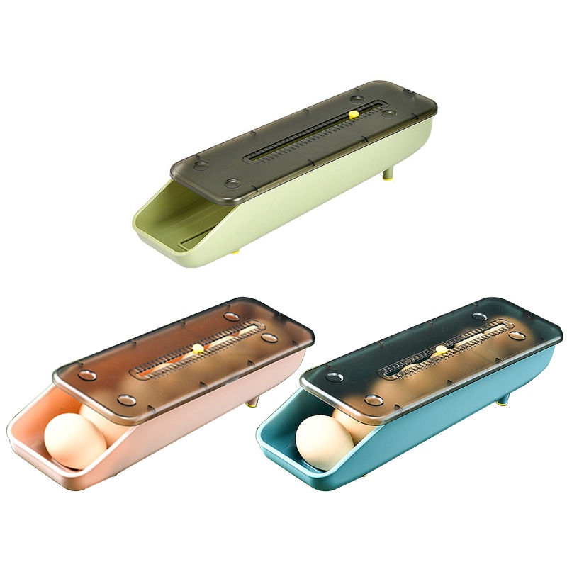 Hộp Đựng Trứng Cuộn Tự Động Dạng Ngăn Kéo Cho Tủ Lạnh