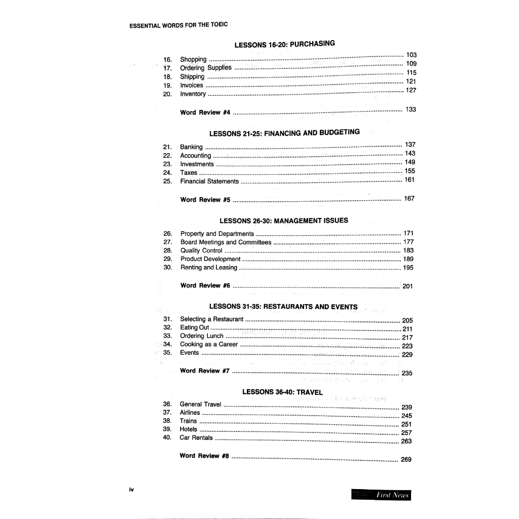 Sách - Essential Words For The Toeic 6th (Tái Bản 2019)