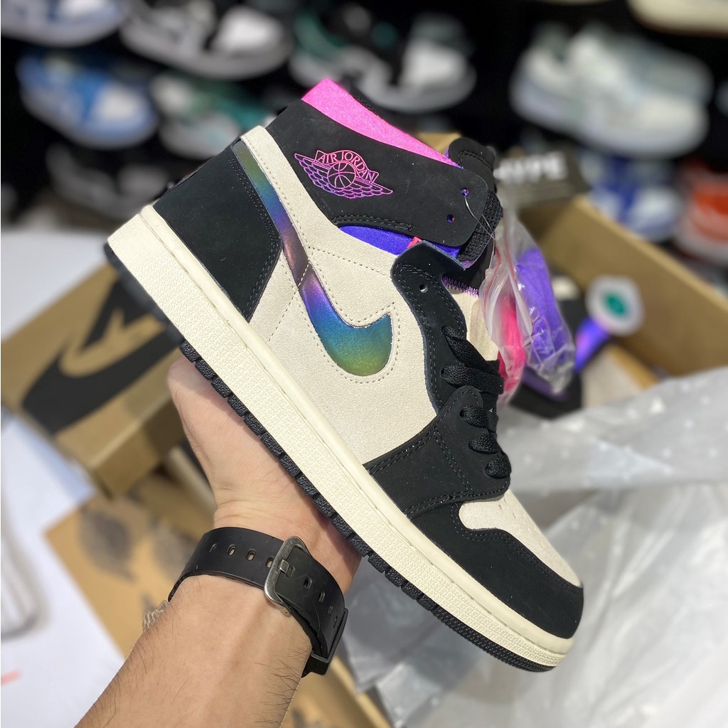 Giày air jordan cao cổ nam nữ, Giày JD 1 hight Zoom Air CMFT PSG Paris Saint-Germain dễ phối đồ full box bill