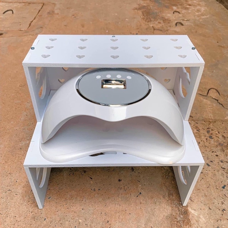 Kệ Để Máy Hơ Gel, Kệ Máy Hơ Gel Gác Chân Làm Nail