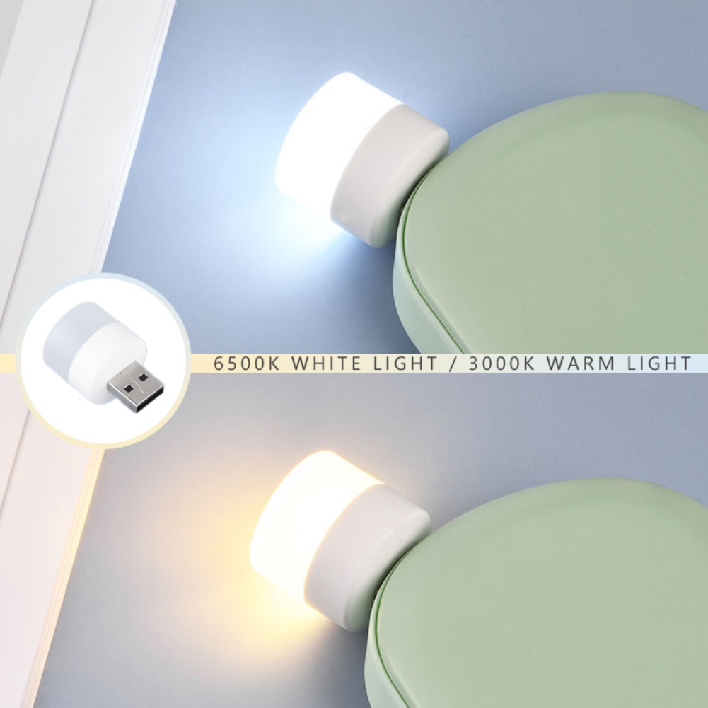 [Hàng Có Sẵn] Đèn Led Cầm Tay Usb Đèn Ngủ Mini Đèn Tròn Nhỏ Đèn Điện Di Động Máy Tính | BigBuy360 - bigbuy360.vn