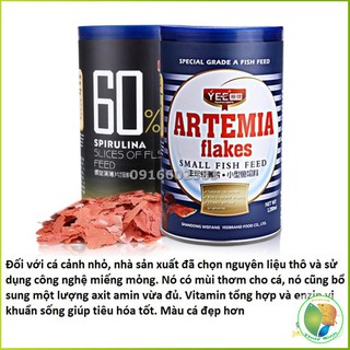 Thức ăn dạng lá Flakes atemia