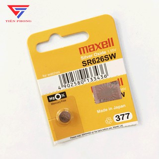 Pin Đồng Hồ Maxell SR626SW/377 Hàng Chính Hãng