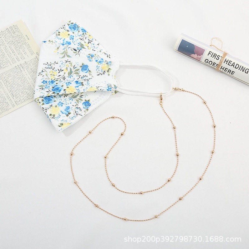 Dây Đeo Khẩu Trang Đính Ngọc Trai Thời Trang Hàn Quốc Cho Nữ