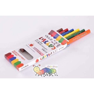 Bút chì màu tam giác kumon - hộp 6 màu cơ bản