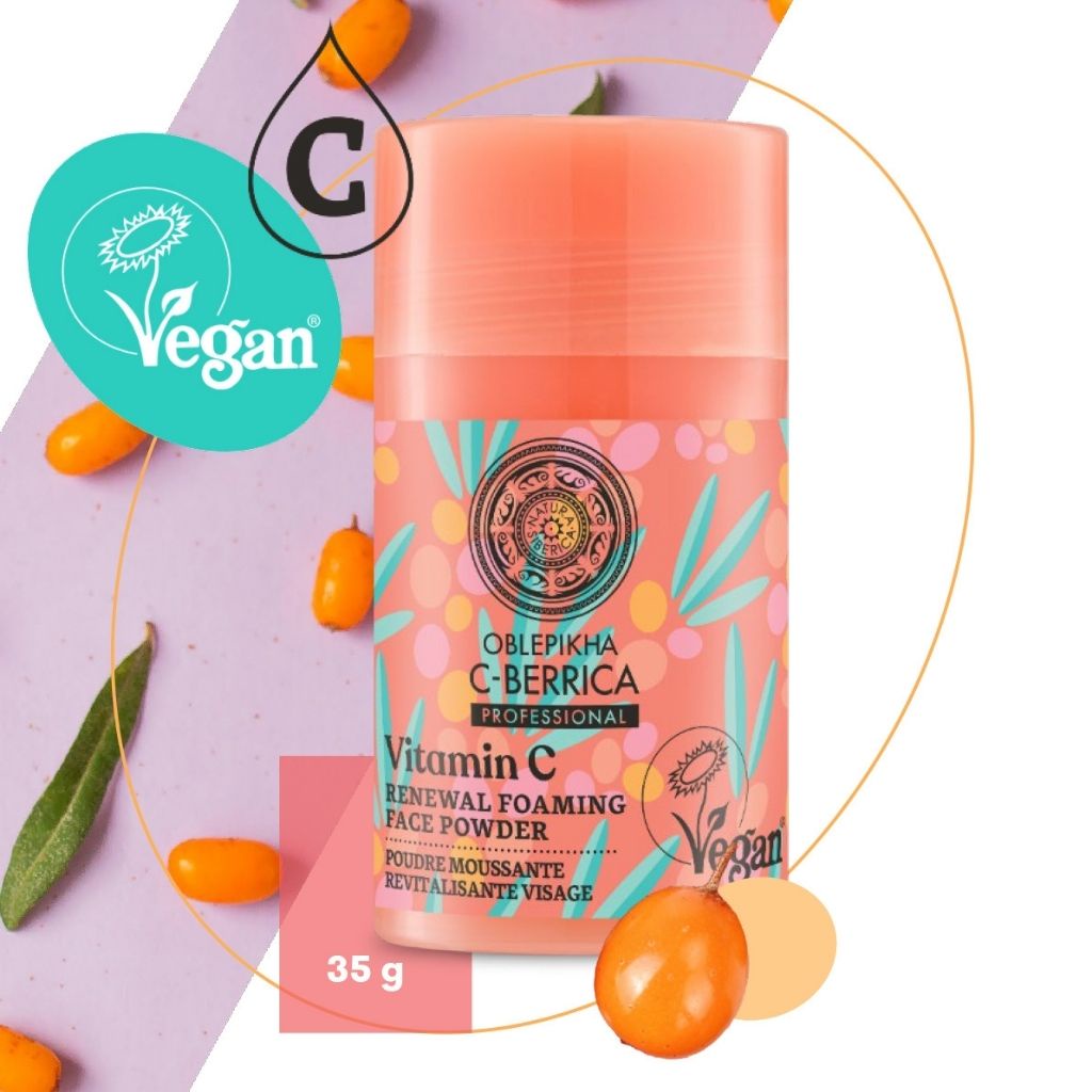 Bột rửa mặt làm sạch da NATURA SIBERICA Renewal Foaming Face Powder 35 g