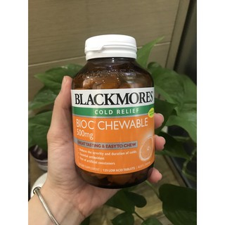 Bill Uc - Viên nhai vitamin C Blackmores Bio C 125v giá sale cực rẻ