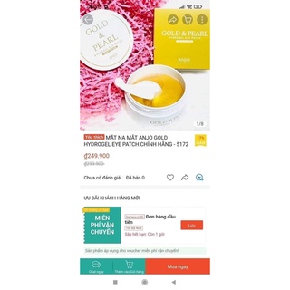 Mặt nạ mắt collagen Anjo