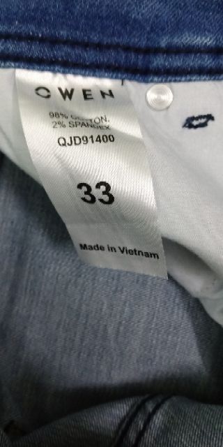 Quần jeans nam Owen