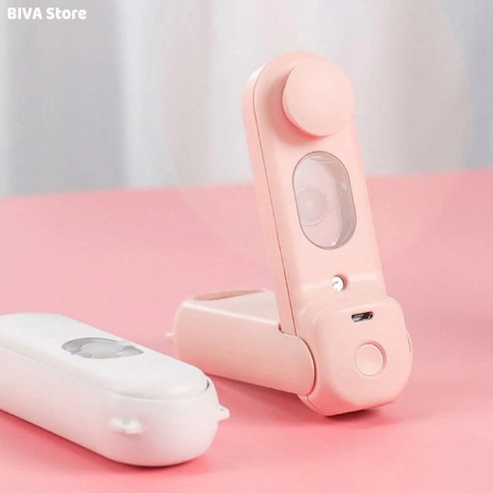 Quạt mini cầm tay đa năng kiêm phun sương - sạc dự phòng tiện dụng F8 | BigBuy360 - bigbuy360.vn