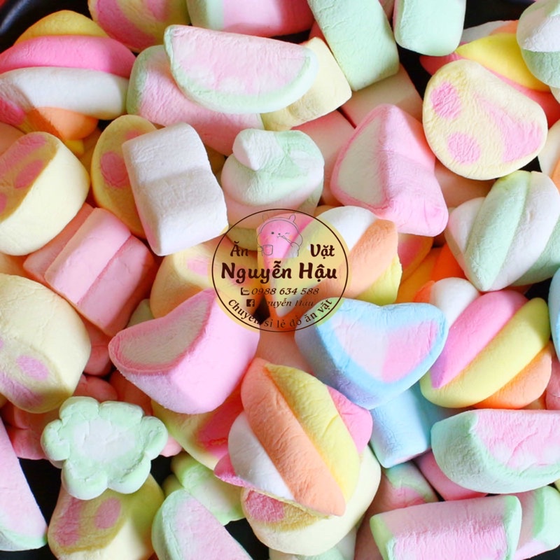 KẸO BÔNG MARSHMALLOW MÈO Ú 250GR_ĂN VẶT DỄ THƯƠNG
