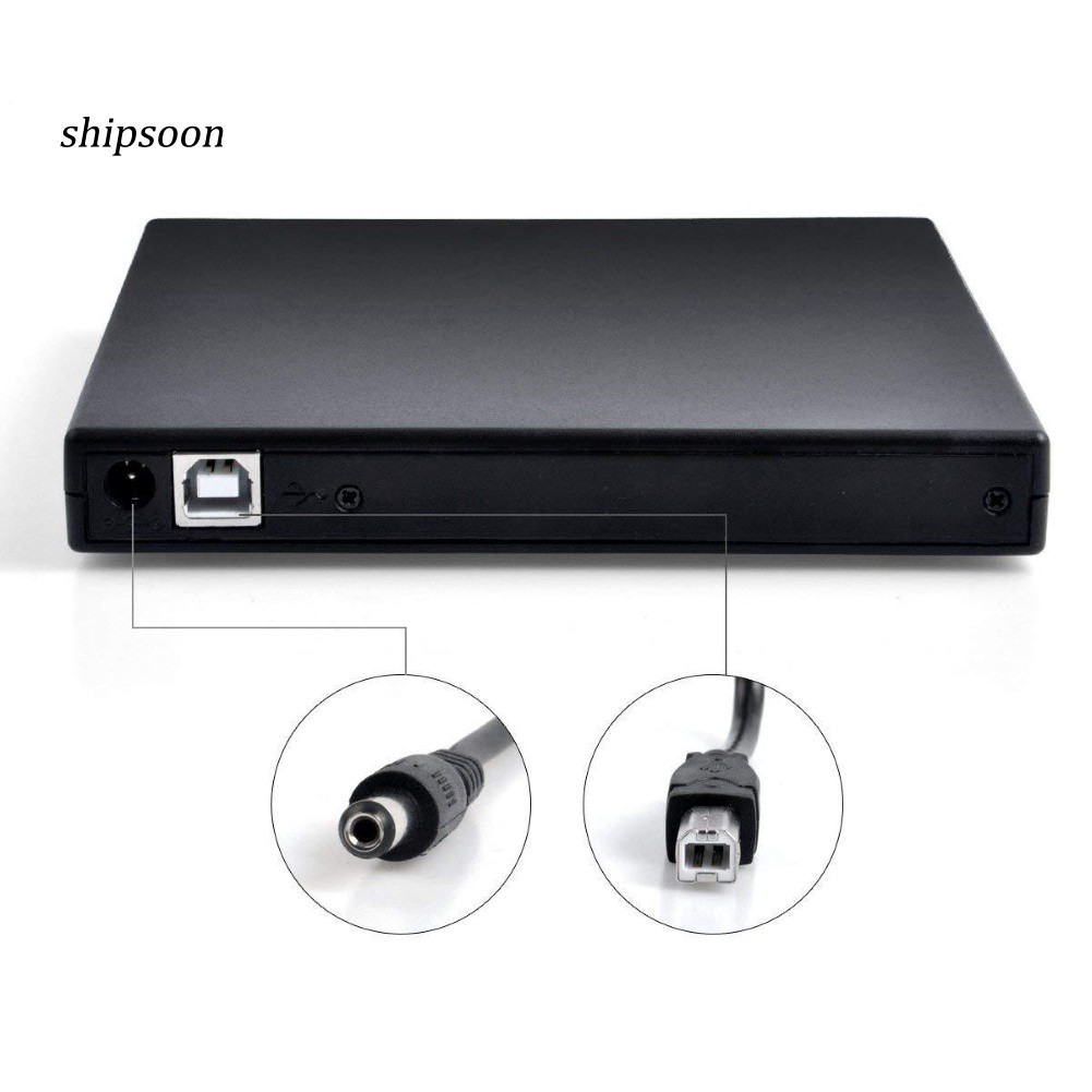 Ổ đĩa quang rời DVD ROM CD VCD cổng nối USB 2.0 cho laptop