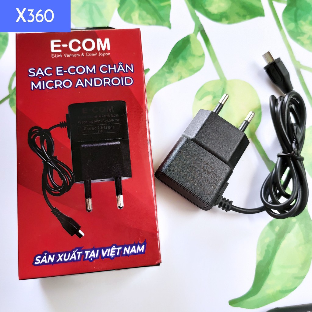 Sạc liền dây micro USB cho Samsung Xiaomi Nokia Oppo Bảo hành 12 tháng 1 đổi 1