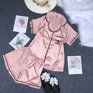 Set bộ đùi phi lụa viền hàng đẹp