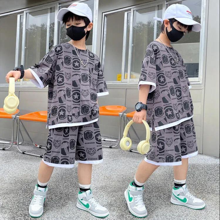 Set Đồ Mùa Hè 2023 2 Món Gồm Áo Tay Cộc + Quần Dài Cho Bé Trai Từ 2 Đến 3 Đến 4 Đến 5 Đến 6 Đến 7 Đến 8 Đến 9 Đến 10 Đến 11 Đến 12-13 Tuổi Bộ Dụng Cụ Bảo Vệ An Toàn Cho Bé Khi Đi Học