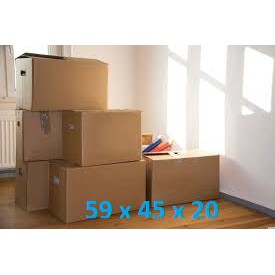 1 thùng carton 59 x 45 x20 vàng 3lớp(Giao Tới Khách Ngay Lập Tức Giờ Hành Chính)