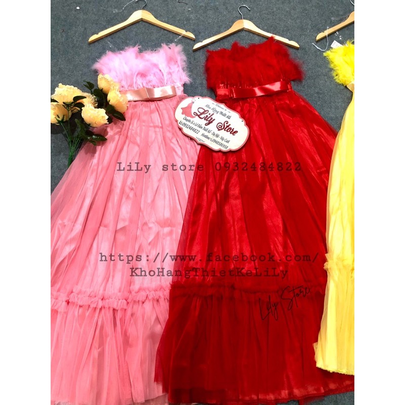 ĐẦM CÚP ĐÍNH LÔNG TÙNG NHÚNG ( ảnh và video thật 1000%)