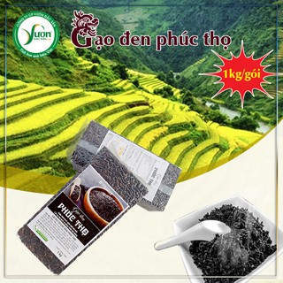 Gạo lứt đen Phúc Thọ Vinaseed (gói 1Kg) - Gạo dinh dưỡng , thực dưỡng, tốt cho người cao tuổi, ăn kiêng
