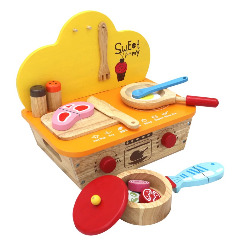 Bếp xinh cho bé - Đồ chơi gỗ thông minh Winwintoys cho bé