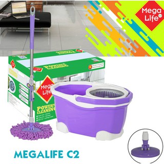 Bộ thùng cây lau nhà mega life c2