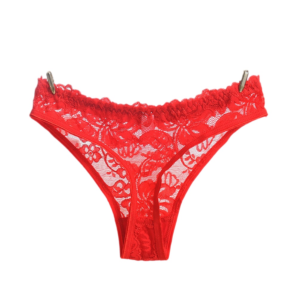Quần Lót Ren Lọt Khe Màu Sắc Trơn Gợi Cảm Cho Nữ