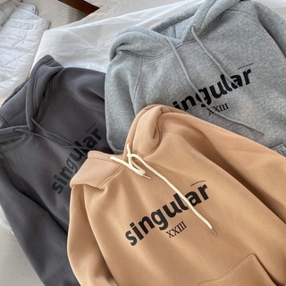 Áo nỉ Hoodie SINGULAR nhiều màu form rộng ulzzang - Made by Fiin