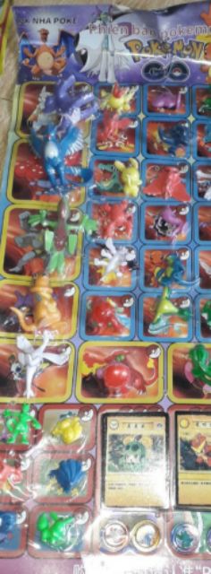 Sét bộ mô hình pokemonpk bằng nhựa có 3 size 1718