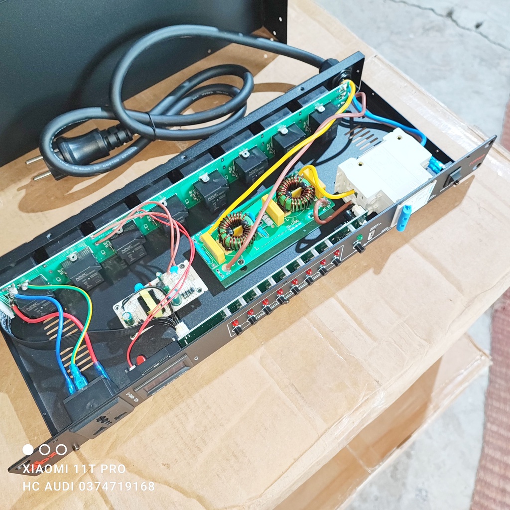 Quản lý nguồn DBX 77 plus 77plus có lọc nguồn khử nhiễu bảo vệ quá tải , ngắn mạch cho hệ thống điện gia đình