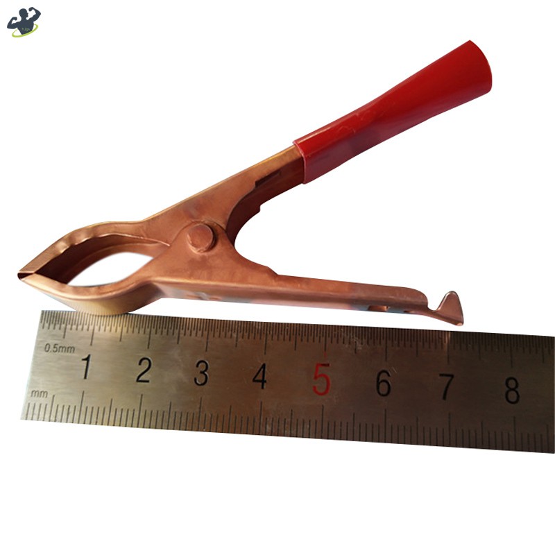 LL 2 Pcs 30A 70mm Crocodile Car Caravan Van Battery Test Lead Clips Alligator Clips Tools @VN