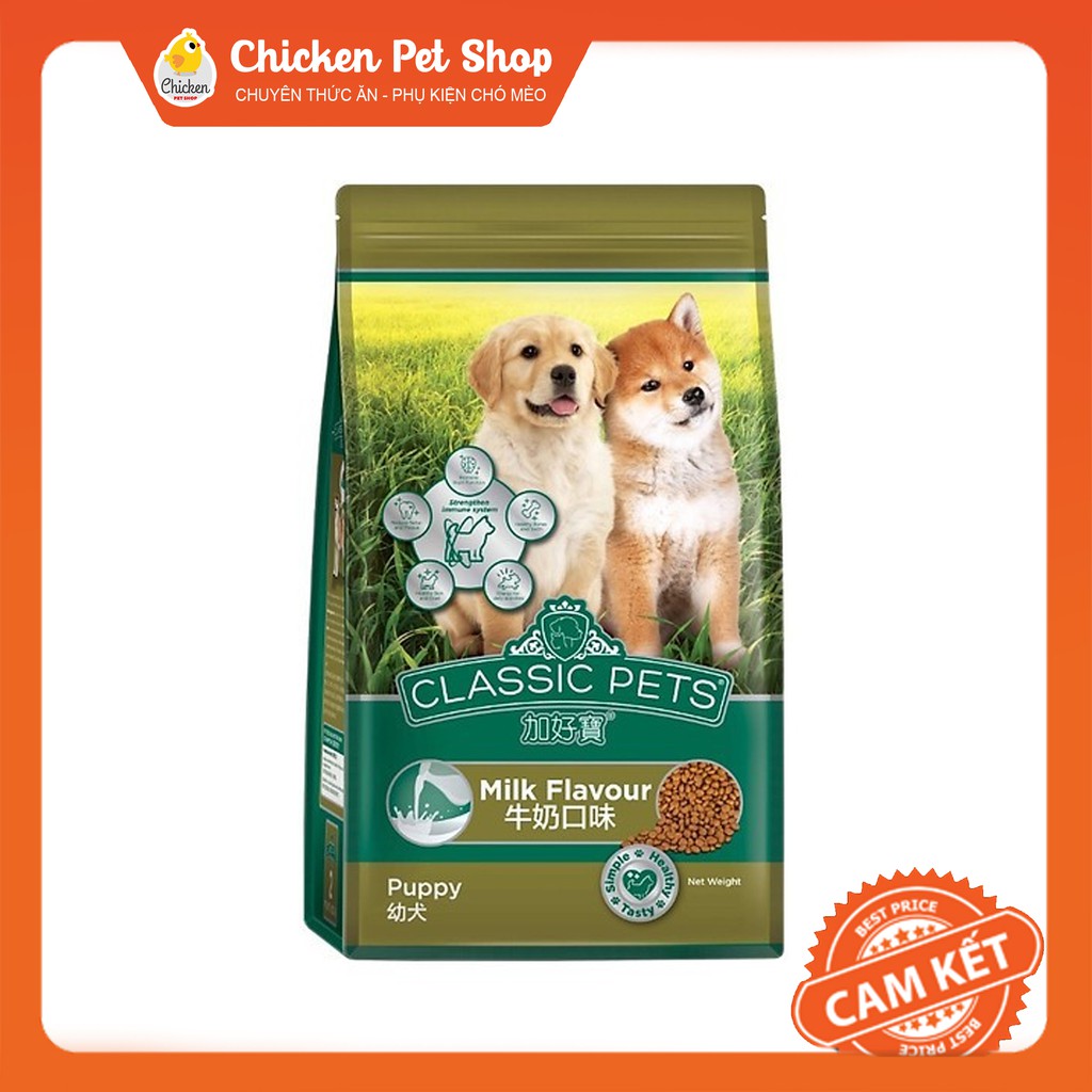 Thức ăn Hạt Classic Pet Puppy Vị Sữa Cho Chó Con 400G