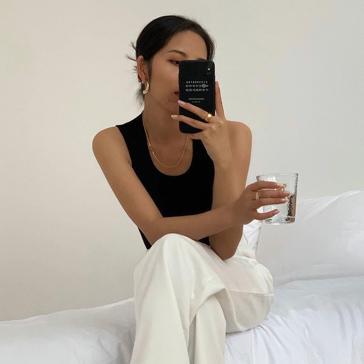 Áo Thun Ba Lỗ Mỏng Dáng Ôm Thời Trang Năm 2021 Hàng Mới Dành Cho Nữ