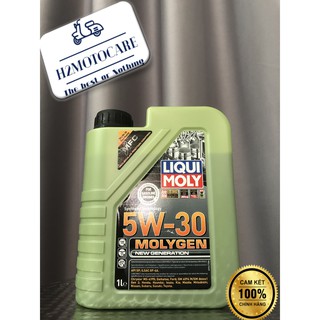 (TẶNG PHỄU THAY NHỚT) Nhớt Liqui Moly Molygen 5w30 1L (Mẫu mới cấp nhớt SP)