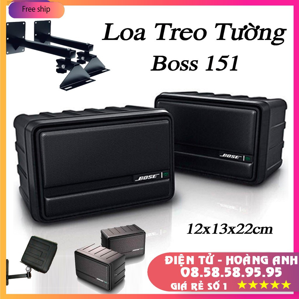 Loa cặp treo tường  Boss 151- Boss 101 / hàng loại 1..bao chuẩn