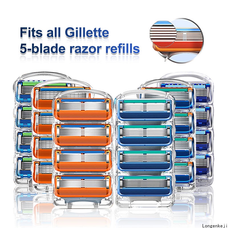 Dao cạo râu 5 lưỡi cao cấp an toàn cho nam chuyên dụng cho Gillette