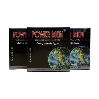 [SHIP CỰC NHANH] Bao Cao SU Power Men Long Shock Type (Hộp 3 cái)